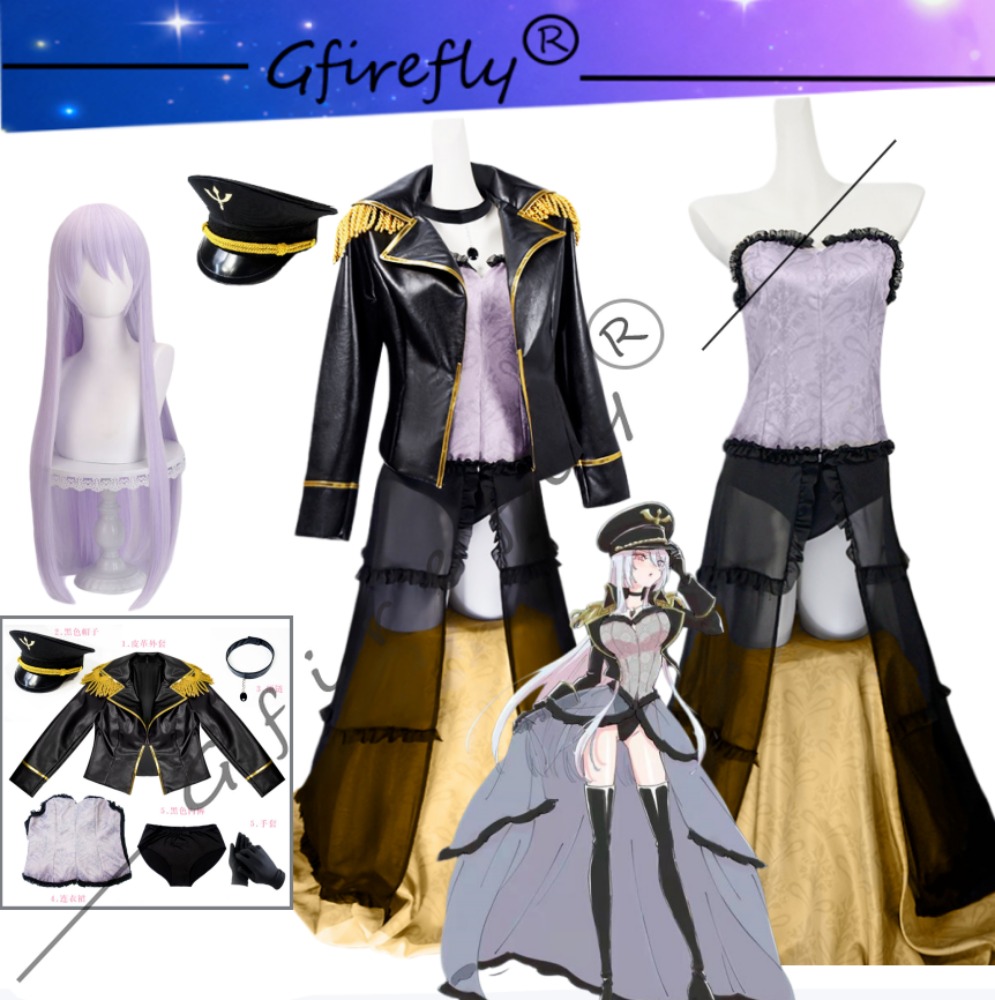 Cosplay Wig Colored - My Dress-Up Darling Black Lobelia Cosplay