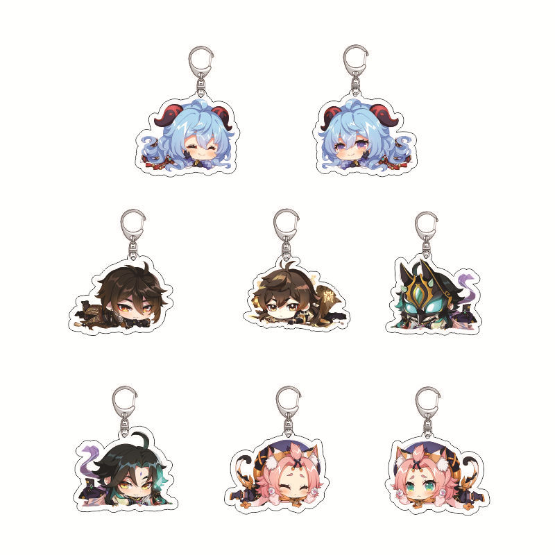 Genshin Impact Acrylic Keychai - огляд і ціна Anime Merchandise Keychain