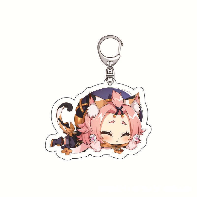 Genshin Impact Acrylic Keychai - огляд і ціна Anime Merchandise Keychain