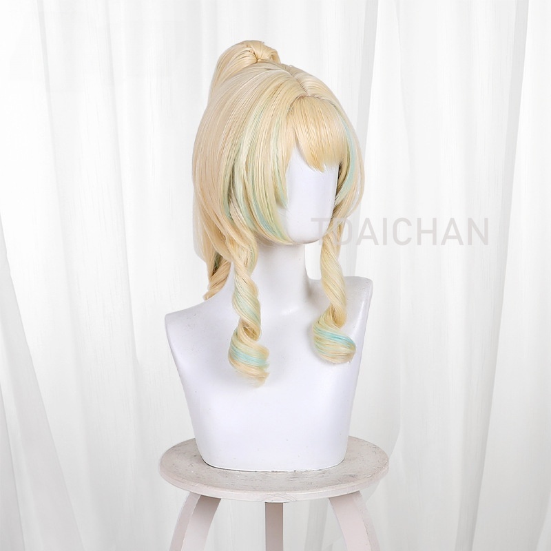 New Genshin Impact Vesna Cospl - огляд і ціна Cosplay Wig Colored