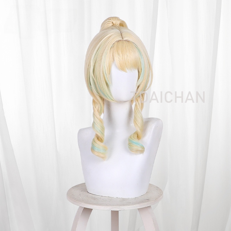 New Genshin Impact Vesna Cospl - огляд і ціна Cosplay Wig Colored